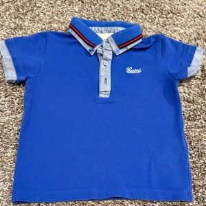 Gucci Blue Polo Shirt for Kids
